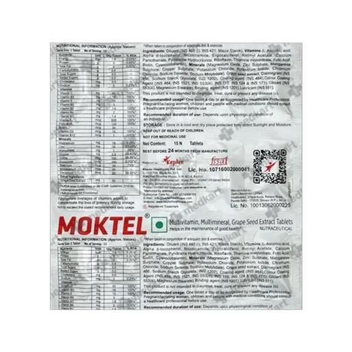 moktel tablet 15's
